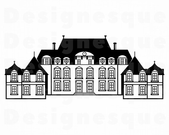 French Chateau Svg Mansion Svg House Svg Home Svg Chateau Etsy