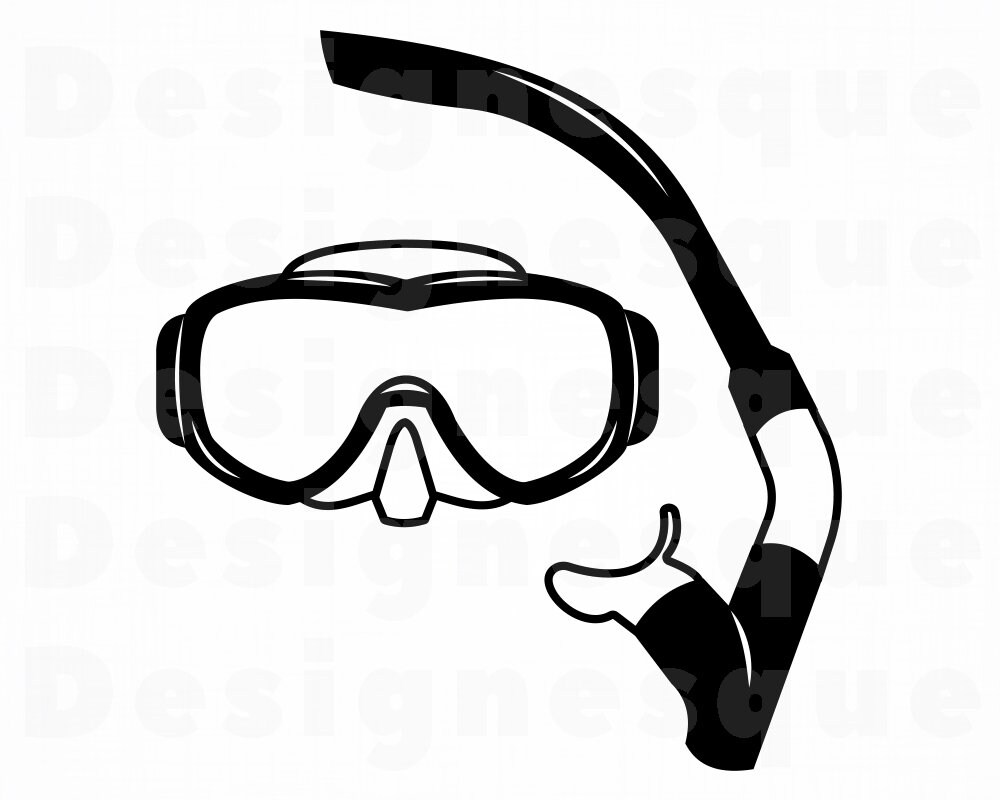 Snorkeling SVG Snorkeling Clipart Snorkeling Files for Etsy
