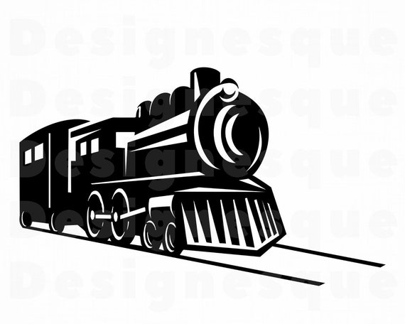 6 Svg Zug Zug Svg Dampfmaschine Lokomotive Zug Clipart Etsy