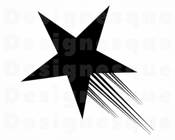Download Shooting Star SVG Star Svg Shooting Star Clipart Shooting ...