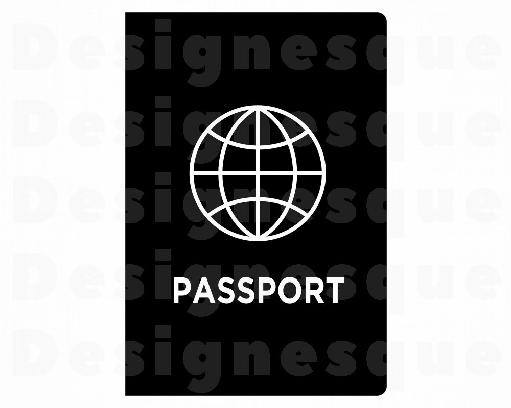 Passport SVG Travel Svg Vacation Svg Passport Clipart Etsy