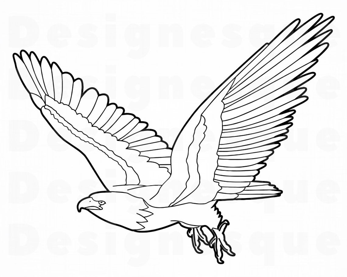 Geometric Hawk Outline Svg Hawk Svg Geometric Animals - vrogue.co