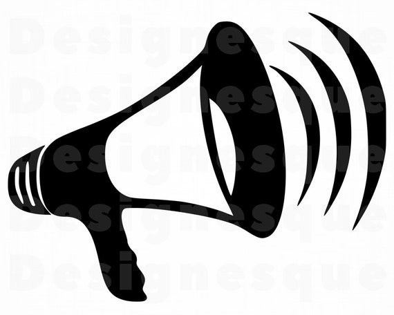 Download Bullhorn Svg Megaphone Svg Bullhorn Clipart Bullhorn Files Etsy