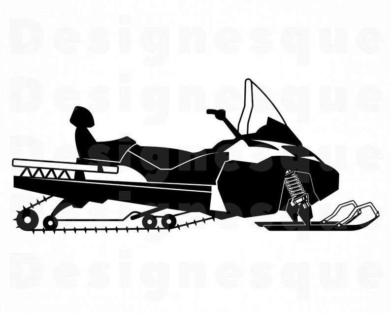 Snowmobile Svg Snowmobiling Svg Snowmobile Clipart Etsy