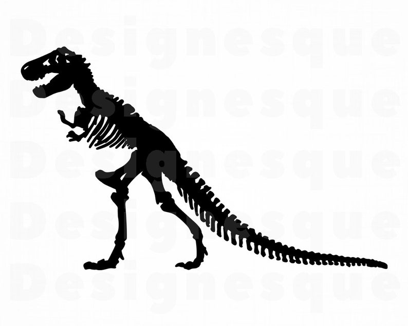 t rex skeleton wings