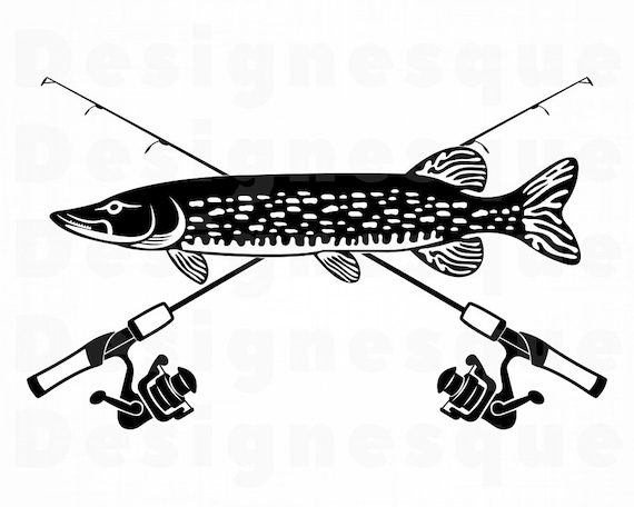 Download Northern Pike Fishing Svg Fishing Logo Svg Fish Svg Fishing Etsy