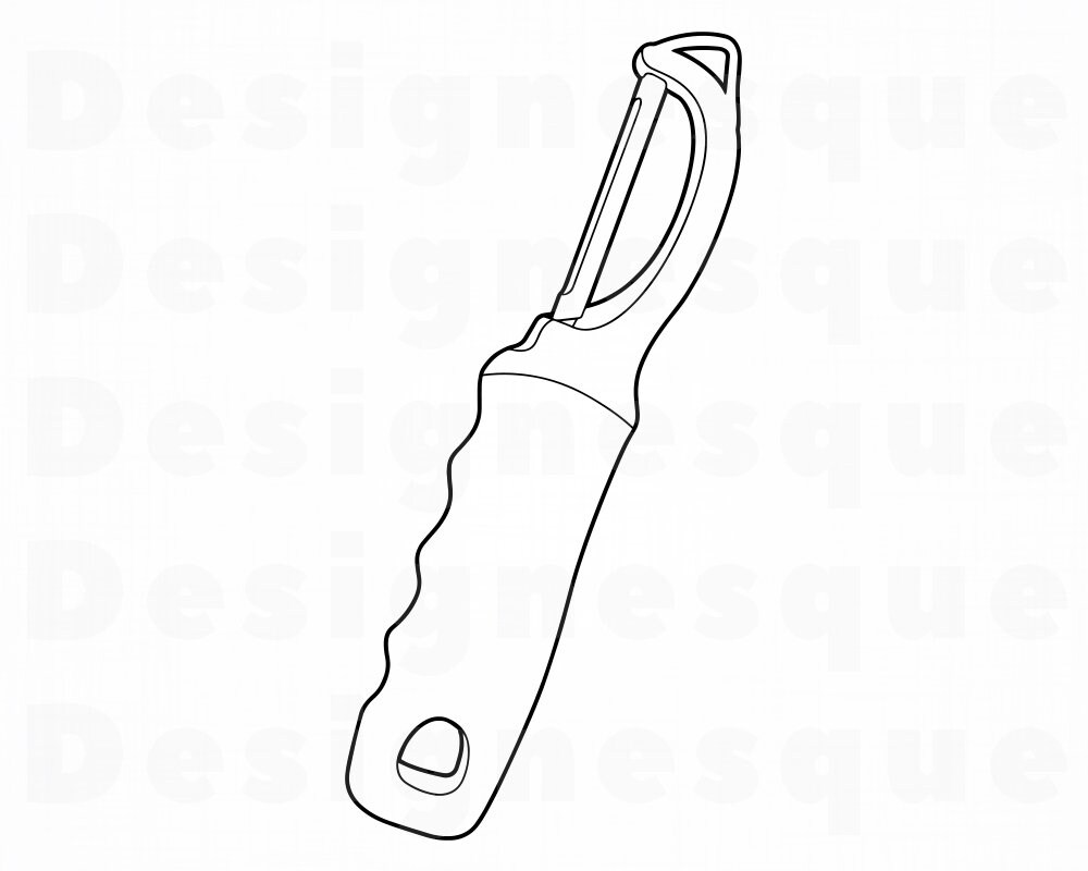 Peeler Outline 3 SVG Peeler SVG Peeler Clipart Peeler Etsy
