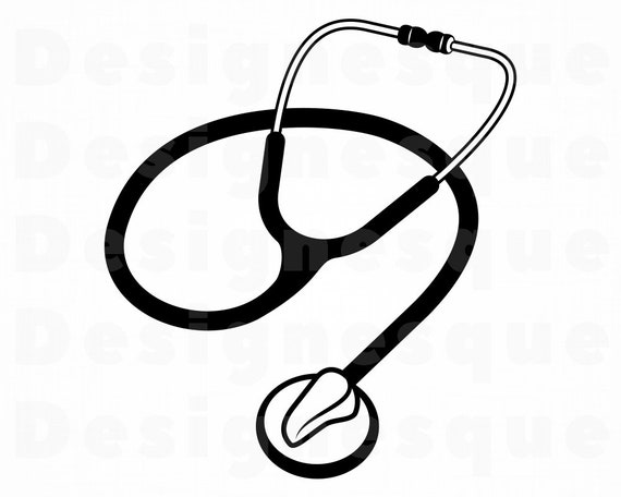 Download Stethoscope 3 Svg Stethoscope Clipart Stethoscope Files For Etsy