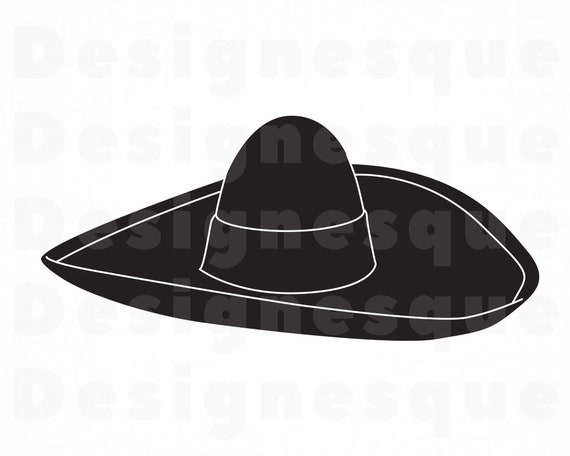 Download Sombrero 11 Svg Sombrero Svg Hat Sombrero Clipart Etsy