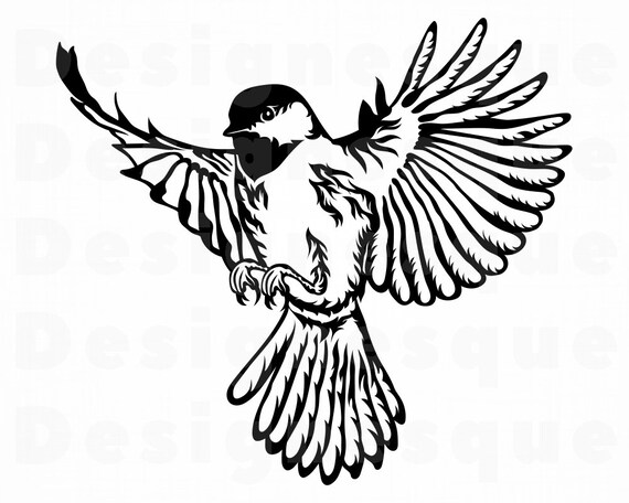 Fliegende Vogel Logo Svg Vogel Svg Fliegende Vogel Clipart Etsy
