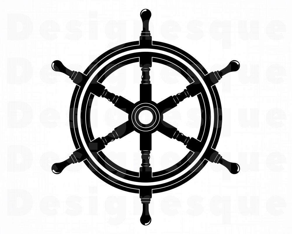 Ships Wheel 2 SVG Ships Wheel SVG Nautical Svg Ships Wheel Etsy