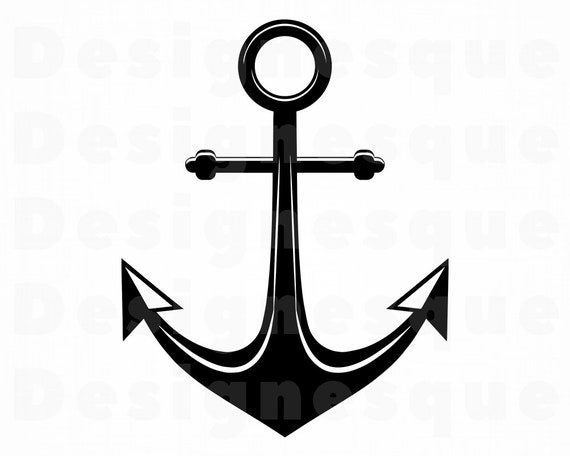 Download Anchor 6 Svg Nautical Svg Anchor Clipart Anchor Files For Etsy