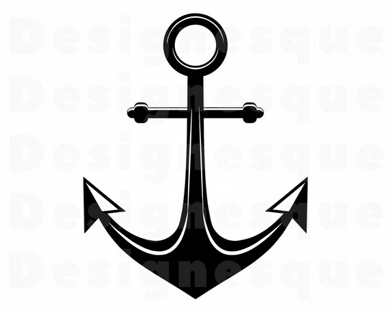 Download Anchor 6 Svg Nautical Svg Anchor Clipart Anchor Files For Etsy