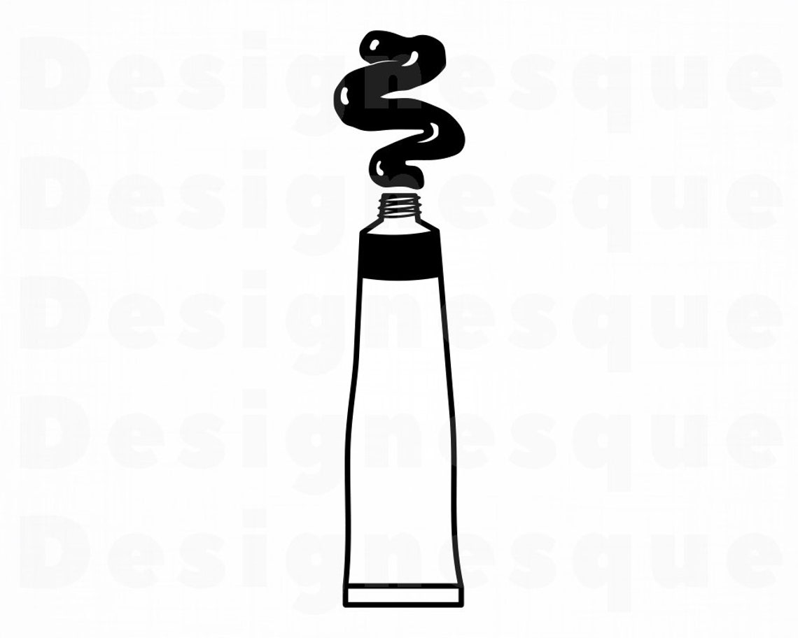 Squeeze Tube SVG Squeeze Tube Svg Squeeze Tube Clipart Etsy