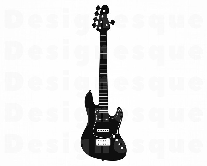 Download Electric Guitar SVG 2 Guitar SVG Electric Guitar Clipart | Etsy