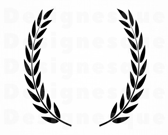 Download Laurel 3 Svg Laurel Clipart Laurel Files For Cricut Laurel Etsy