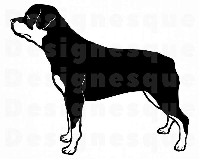Download Rottweiler SVG Dog Svg Rottweiler Clipart Rottweiler Files | Etsy