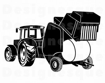 Hay Bale Clip Art Etsy