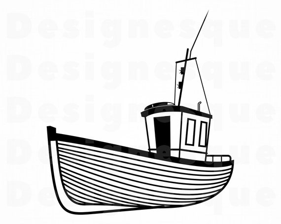 Download Fishing Boat SVG Fisherman Svg Fishing Boat Clipart ...