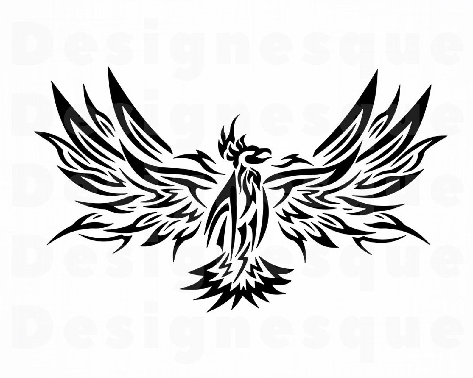 Phoenix 4 Svg Phoenix SVG Phoenix Clipart Phoenix Files | Etsy