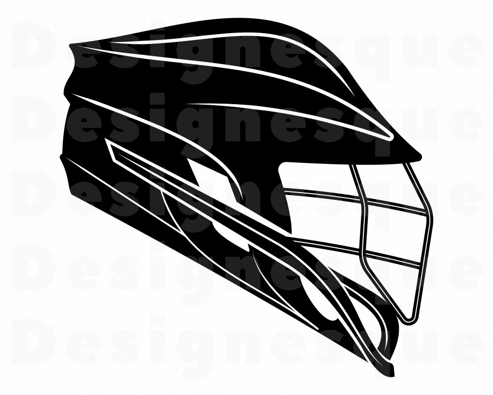 Lacrosse Helmet SVG Lacrosse Svg Lacrosse Clipart Lacrosse Etsy