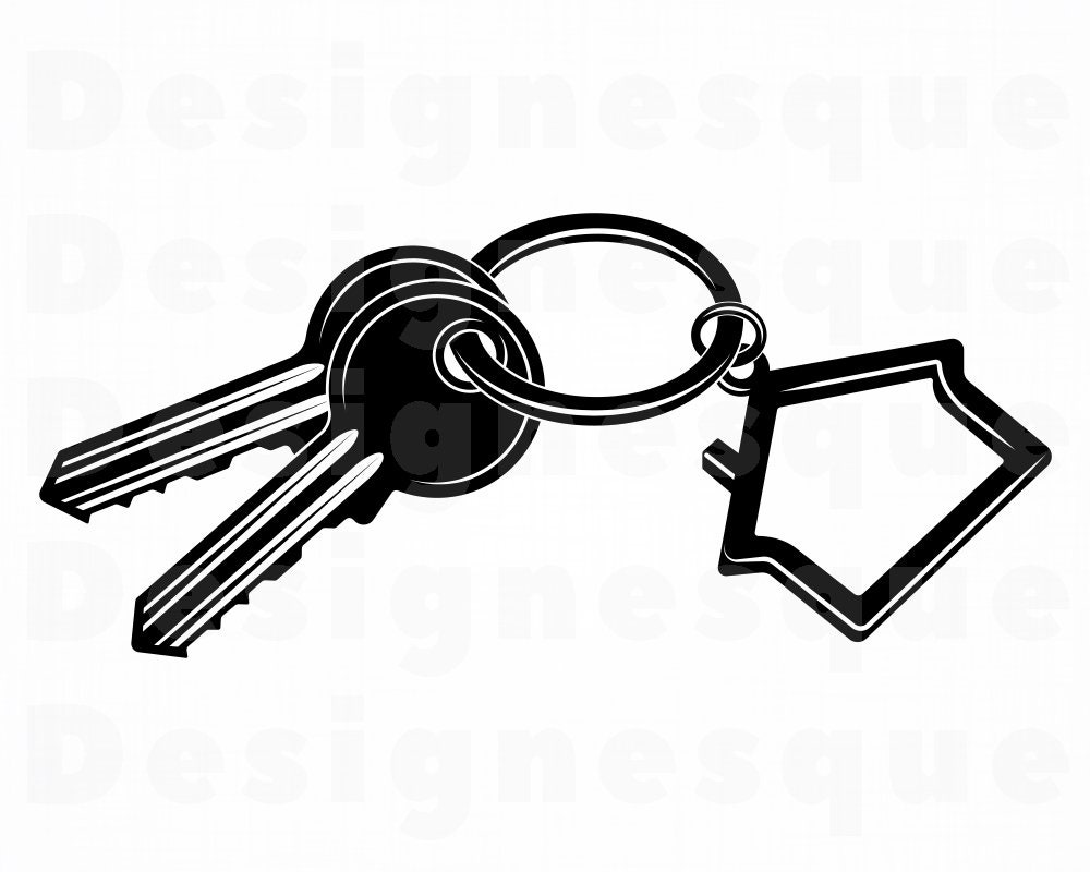 Download House Keys SVG Home Keys SVG House Keys Clipart House Keys ...