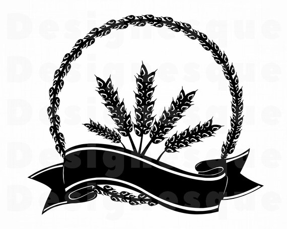 Wheat Logo 3 Svg Wheat Svg Grain Svg Wheat Clipart Wheat Etsy