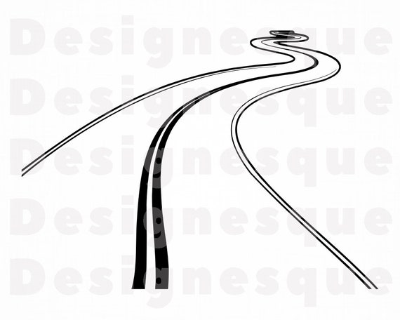 Download Road Svg Highway Svg Road Clipart Road Files For Cricut Road Cut Files For Silhouette Road Dxf Road Png Road Eps Design Road Vector
