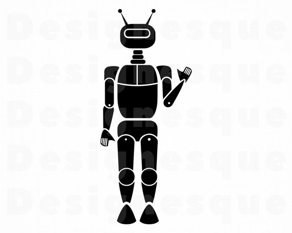 Download Robot 2 Svg Robot Svg Robot Clipart Robot Files For Etsy