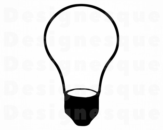 Download Free Light Bulb Svg Lightbulb Svg Light Bulb Clipart Light Bulb Etsy SVG DXF Cut File
