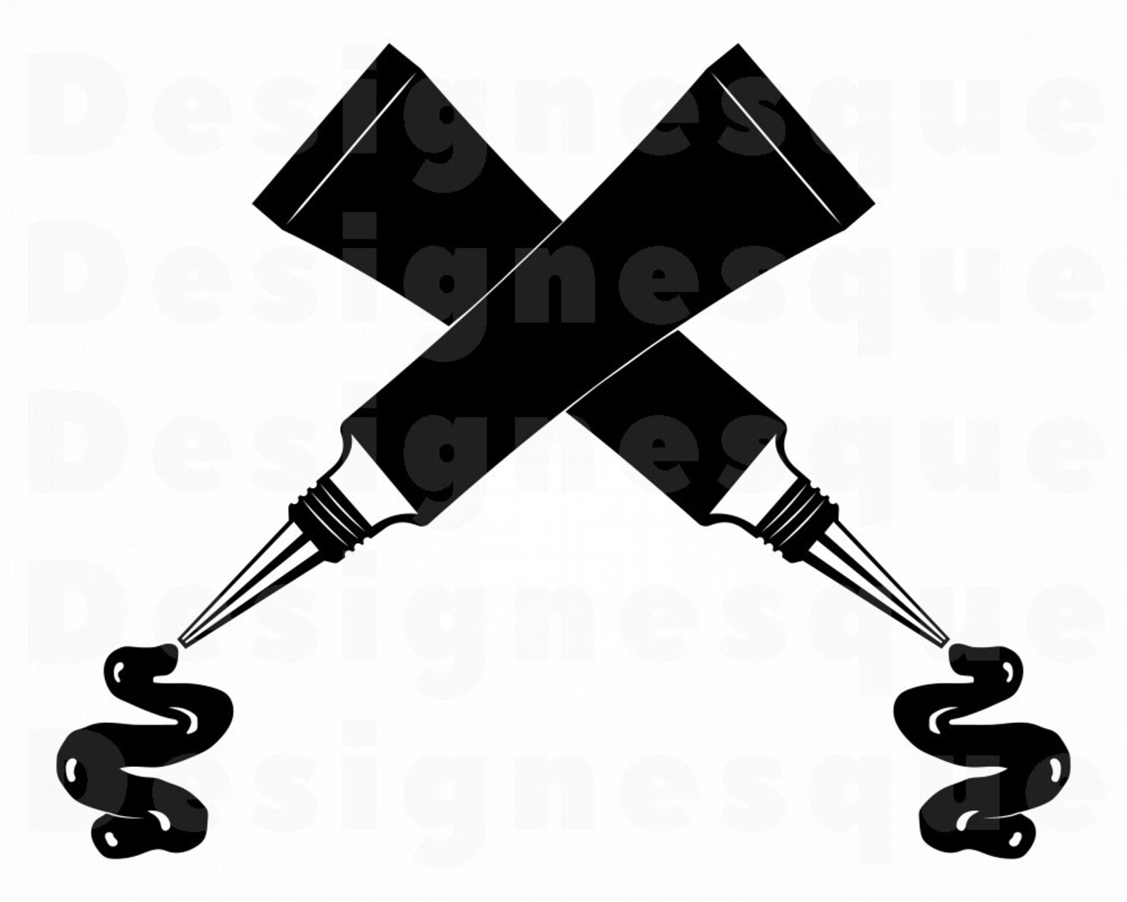 Squeeze Tube Logo SVG Glue Svg Cream Svg Squeeze Tube Svg Etsy