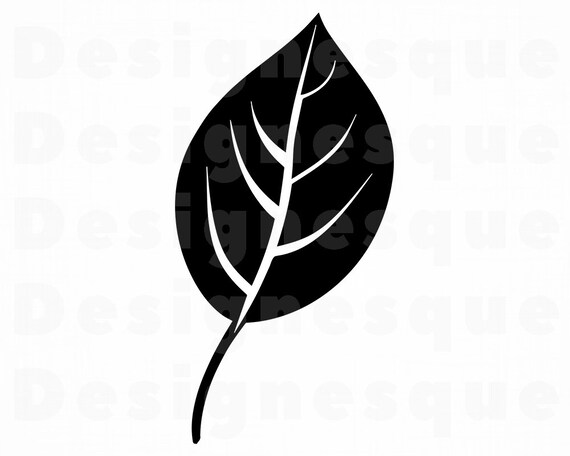 Download Leaf Svg Foliage Svg Autumn Leaf Clipart Leaf Files For Etsy