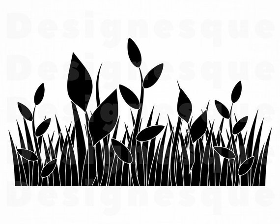 Download Grass Svg Field Svg Grass Clipart Grass Files For Cricut Etsy
