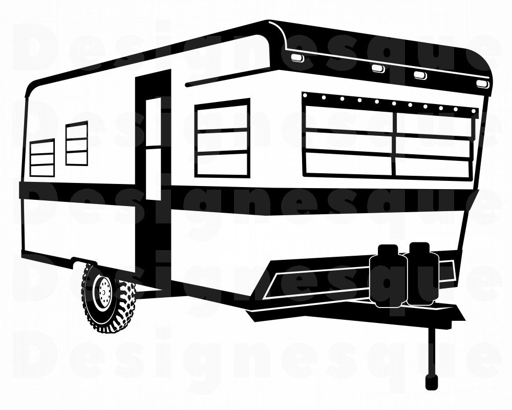 Download Retro Camper Svg Retro Trailer Svg Camper Clipart Camper Etsy