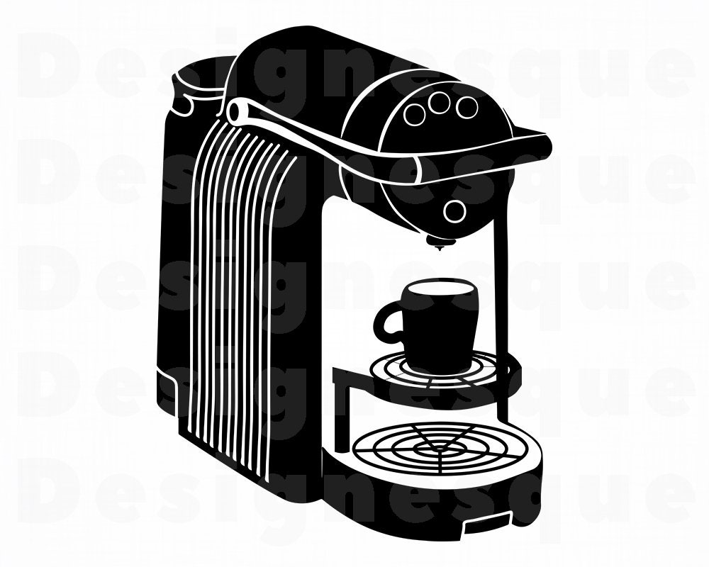 Download Coffee Machine Svg Coffee Maker Svg Espresso Svg Cappuccino Etsy