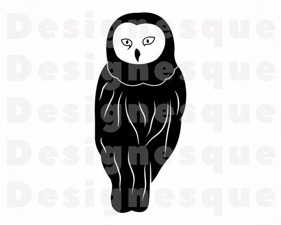 Owl Outline 3 Svg Owl Svg Bird Svg Owl Clipart Owl Files Etsy