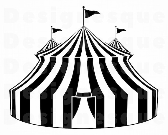 Download Circus Tent 2 Svg Circus Tent Svg Circus Tent Clipart Etsy