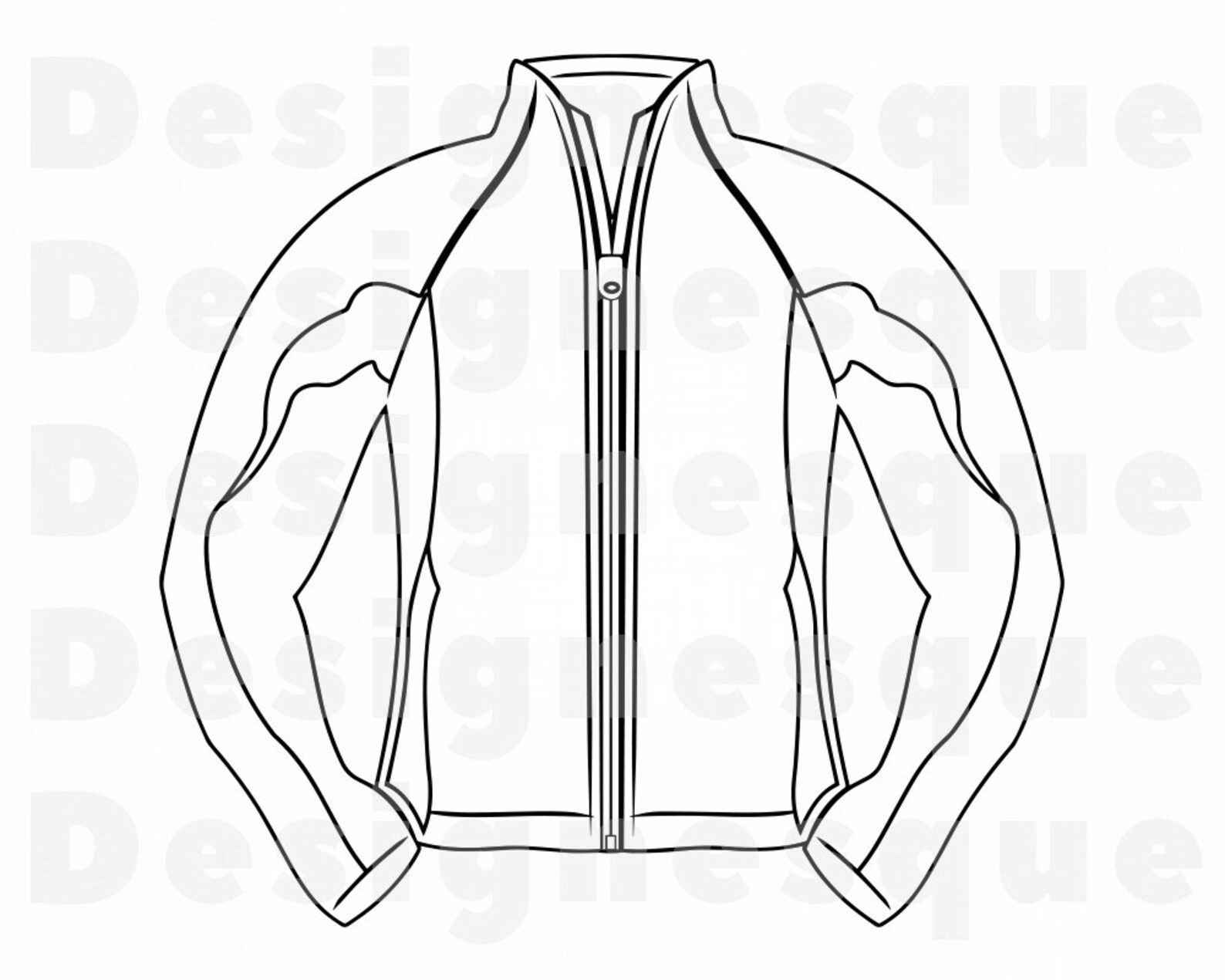 Jacket Outline Svg Jacket Svg Jacket Clipart Jacket F vrogue.co