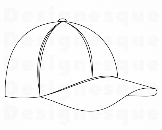Free Free Baseball Cap Outline Svg 272 SVG PNG EPS DXF File
