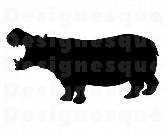 Download Hippo 2 Svg Hippo Svg Hippopotamus Svg Hippo Clipart Etsy