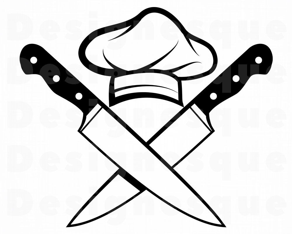 Chef Logo SVG Chef Svg Cook Svg Chef Clipart Chef Files | Etsy
