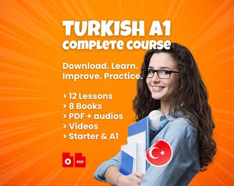 Curso completo de turco A1 | Aulas em PDF, vídeo e áudio para iniciantes