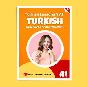 Turkish Lessons A1 – Basic Verbs & What We Want | Learn Imperative Form | Beginner PDF + Audio