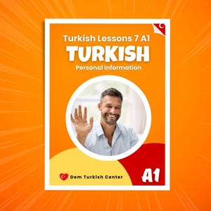 Beginner Turkish Course | A1 Personal Information, Audio & PDF (Digital Download