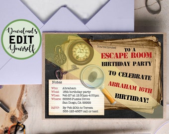 Puzzle invitation | Etsy