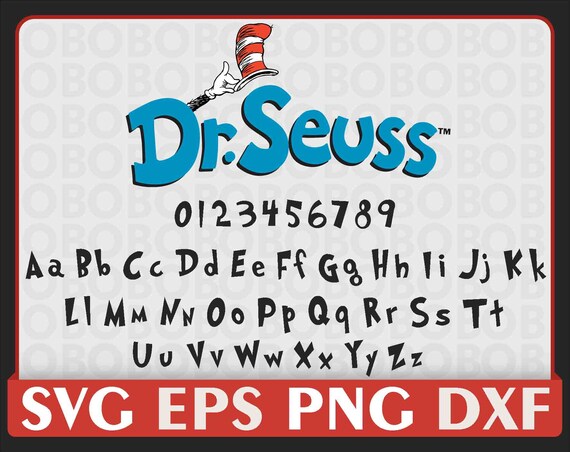 FONT Dr. Seuss Alphabet Letters Dr. Seuss Alphabet Dr. Seuss | Etsy