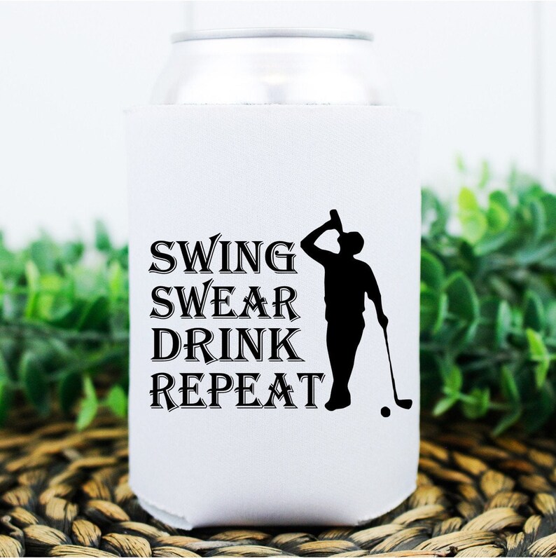 Swing Swear Drink repeat. Digital Download Golf Funny Etsy UK