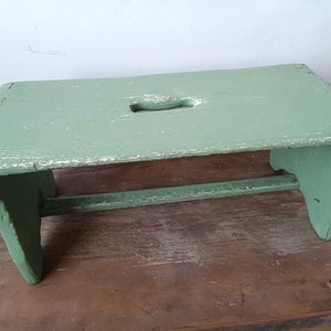 Vintage stool, old milk stool, rustic wooden stool, handmade chair, wooden plant stand,  Vintage side table, Primitive wooden table