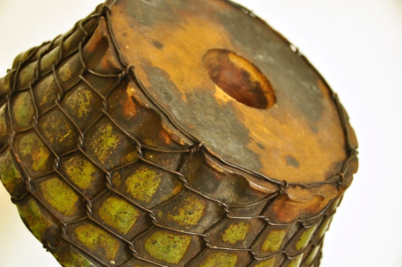 Stoneware mesh wire Jelly Jello mold Rustic Ceramic stove dish Antique Ceramic Pastry mold Kougelhopf Bundt cake mold