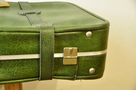 Vintage Suitcase Green Suitcase Green 